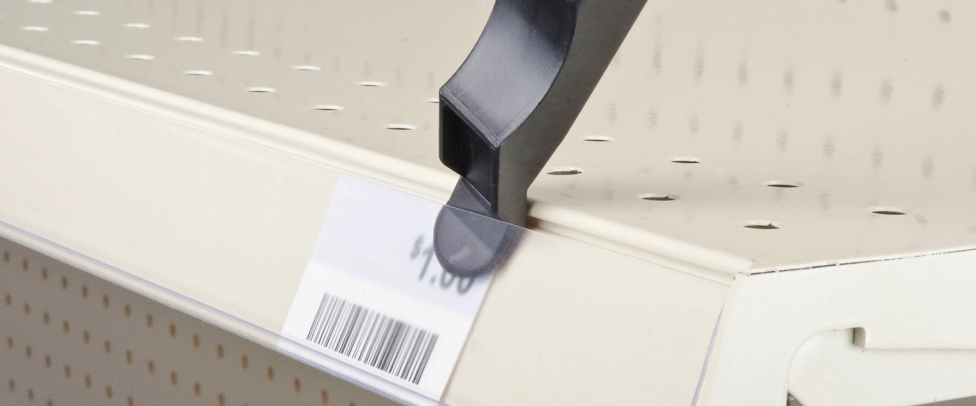 Data Strip® Clip-On SuperGrip® Label Holder for Shelf Channel
